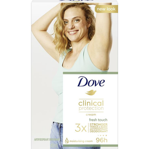 Dove for Women Clinical Protection Antiperspirant Deodorant Fresh Touch Cream - 45mL