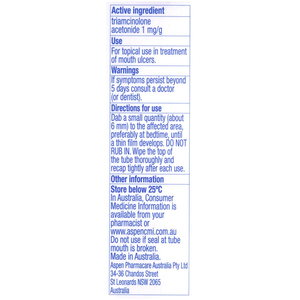 Kenalog Triamcinolone (0.1%) Orabase Paste - 5g