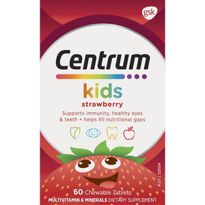 Centrum Kids Multi Vitamin Strawberry - 60 Tablets