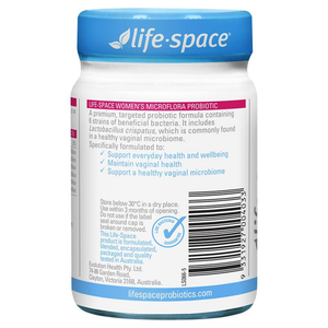 Life-Space Women's Microflora Probiotic - 60 Capsules