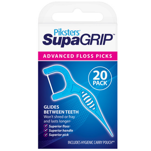 Piksters® SupaGRIP™ Floss Picks - 20 Pack