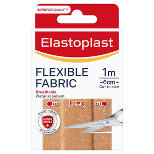 Elastoplast Flexible Fabric Dressing Length 6cmx10cm - 10 Pack