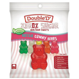 Double 'D' Sugar Free Gummy Bear - 70g