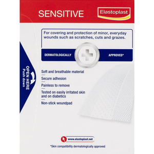 Elastoplast 46040 Sensitive Dressing - 10 Packs 6cm x 10cm