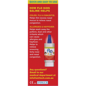 FLO Kids Saline Nasal Spray - 15mL