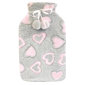 McGloins Hot Water Bottle with Plush Cover - 2L