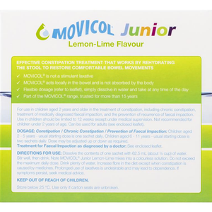 Movicol Junior Lemon Lime - 30 Sachets