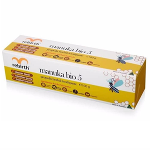 Rebirth Manuka Bio 5 Propolis Herbal Toothpaste - 100g