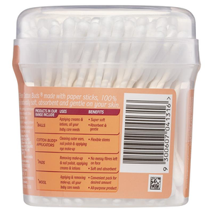 J&J Cotton Buds with Canister - 150 Applicators