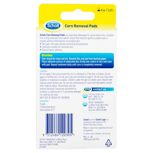 Scholl Corn Removal Medicated Disc Pads System - 9 Pack