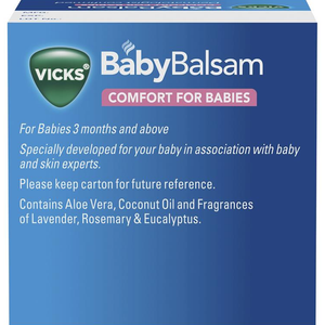 Vicks Baby Balsam Decongestant Chest Rub - 50g