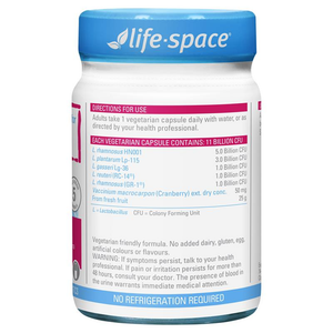 Life Space Urogen Probiotic For Women - 60 Capsules