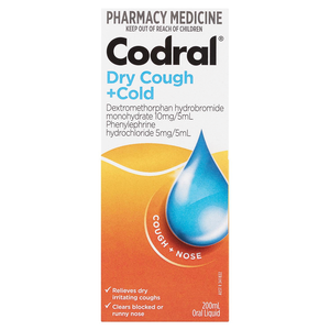 Codral Dry Cough + Cold - 200mL