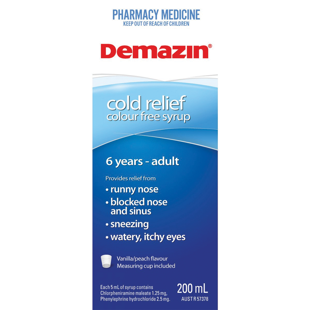 Demazin Clear Syrup - 200mL