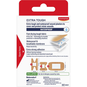 Elastoplast 48601 Heavy Fabric Waterproof Assorted - 15 Pack