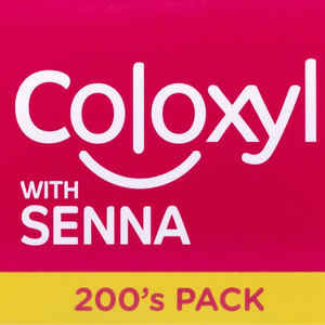 Coloxyl With Senna - 200 Tablets