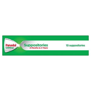 Panadol 125mg 6 Months - 5 Years 10 Suppositories