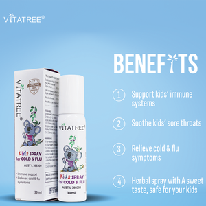 Vitatree Kids Spray for Cold and Flu - 30mL