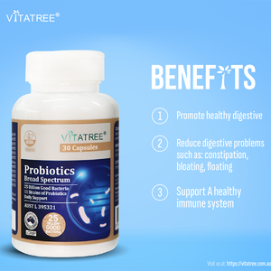 Vitatree Probiotics Broad Spectrum - 30 Capsules