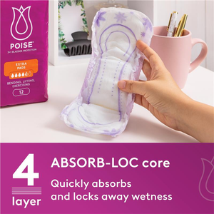 Poise Pads Overnight - 8 Pads