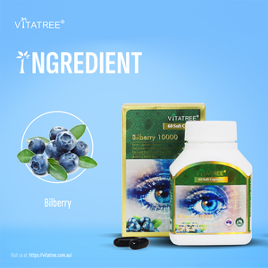 Vitatree Bilberry - 10000mg 60 Capsules