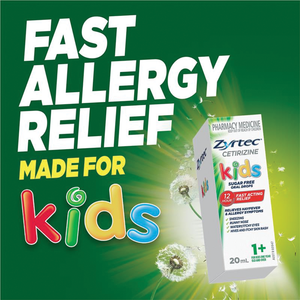 Zyrtec Kids Allergy Antihistamine & Hayfever Oral Drops - 20mL