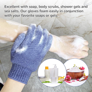 Evridwear Exfoliating Glove for Shower Men and Women