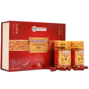 Golden Health Cordyceps Complex 3 in 1 Plus - 30 Capsules