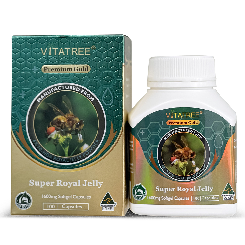 Vitatree Super Royal Jelly - 1600mg 100/365 Capsules