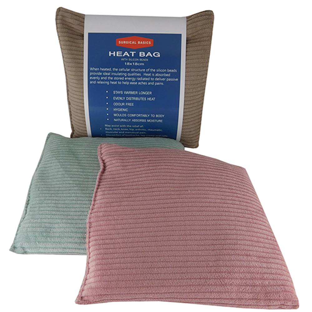 Surgical Basics Heat Pack Silicone - 18 X 18cm Corduroy