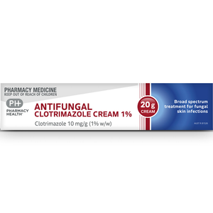 Pharmacy Health Antifungal Clotrimazole Cream 1% - 20g