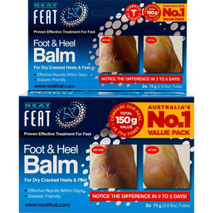 Neat Feat Foot & Heel Balm - 2x75g Tubes