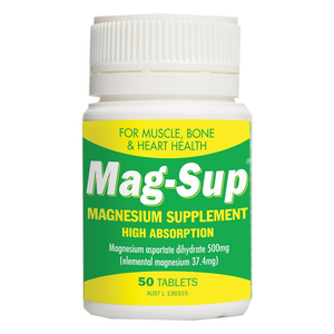 Mag-Sup - 500mg 50/100/250 Tablets