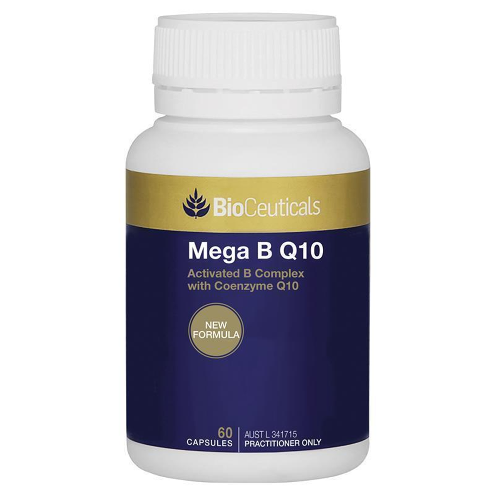 Bioceuticals Mega B Q10 New - 60/120 Capsules