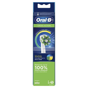 Oral B Power Toothbrush Cross Action Refills / Cross Action Refills Black - 3/5 Pack