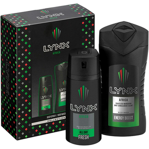 Lynx Gift Set - Africa/Black Duo