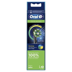 Oral B Power Toothbrush Cross Action Refills / Cross Action Refills Black - 3/5 Pack