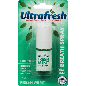 Ultrafresh Cool Mint / Fresh Mint Breath Spray - 12mL