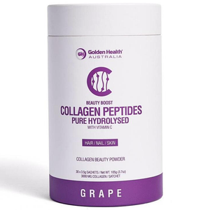 Golden Health Collagen Peptides Powder - 30 Sachets Grape/Cherry Flavours