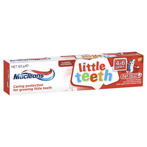 Macleans Milk / Little Teeth Kids Toothpaste 0-3 / 4-6 Years Old - 63g