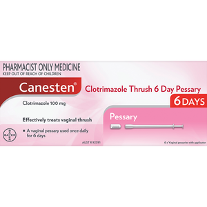 Canesten® 6 Day Cream / Pessary - 35g/100mg