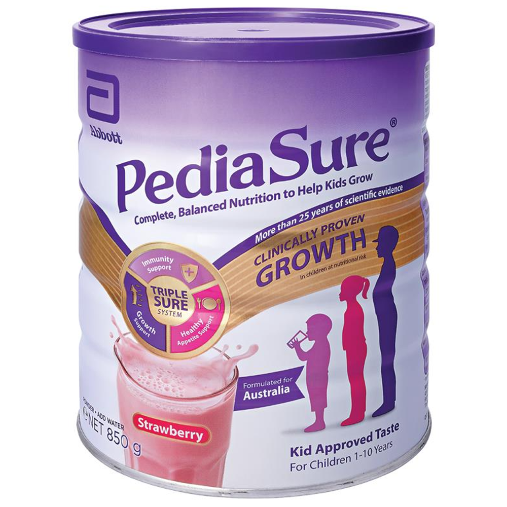 PediaSure Powder - 850g Chocolate/Strawberry/Vanilla Flavour