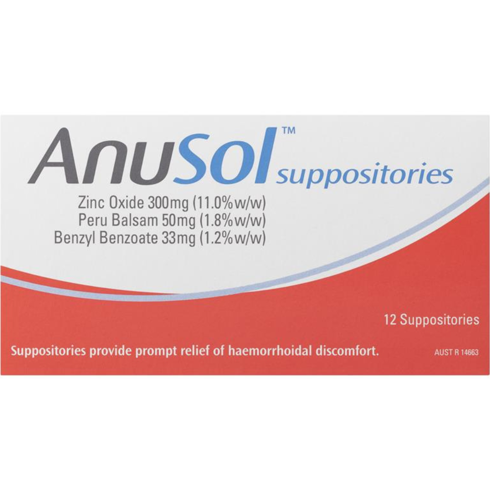 Anusol - 12 Suppositories