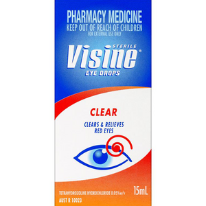 Visine Clear Eye Drops - 15mL