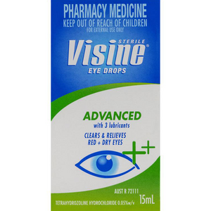 Visine Advanced Relief Eye Drops - 15mL