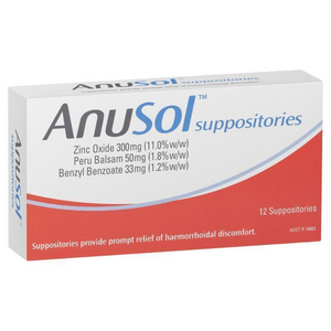 Anusol - 12 Suppositories