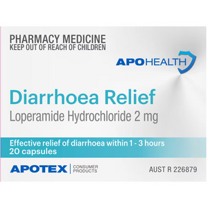 ApoHealth Diarrhoea Relief - 2mg 20 Capsules