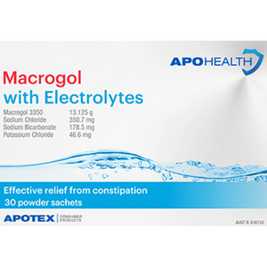 ApoHealth Macrogol with Electrolytes Powder - 30 Sachets