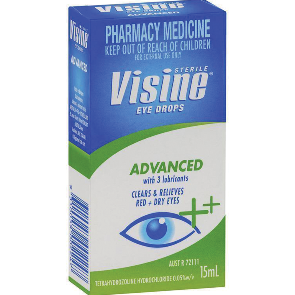 Visine Advanced Relief Eye Drops - 15mL