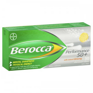 Berocca Effervescent - 30 Tablets Energy/Performance 50+